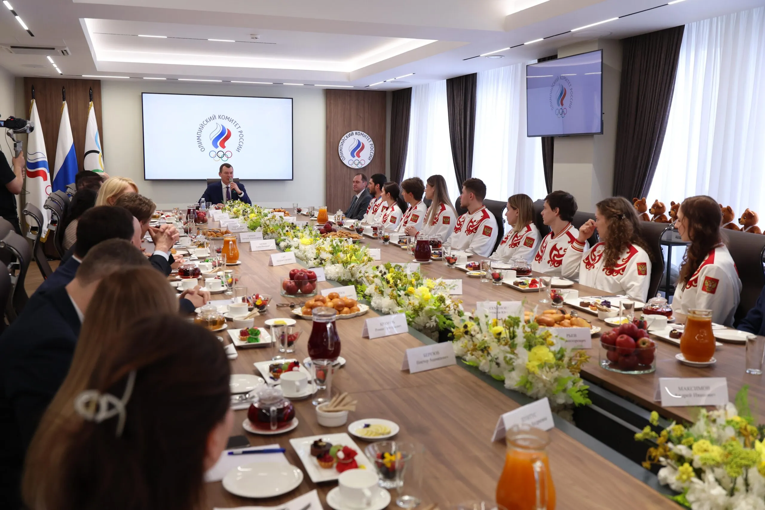 The ceremony honoring the participants of the 2026 Winter Olympic Games