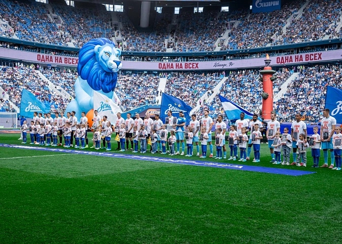 Action "Immortal Regiment" at the Zenit — Sochi RPL match / Photo Gallery