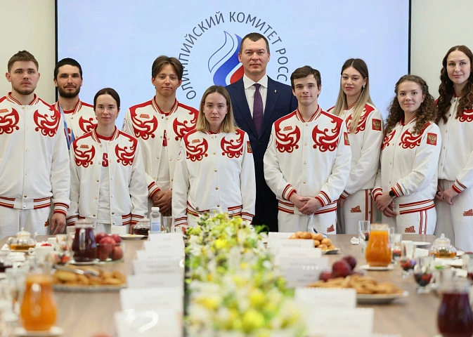 Michael Degtyarev met with the Olympic Games in Milano Cortina d’Ampezzo participants
